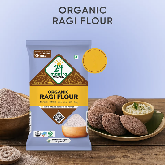 24 Mantra Organic Ragi Flour 2 Lb