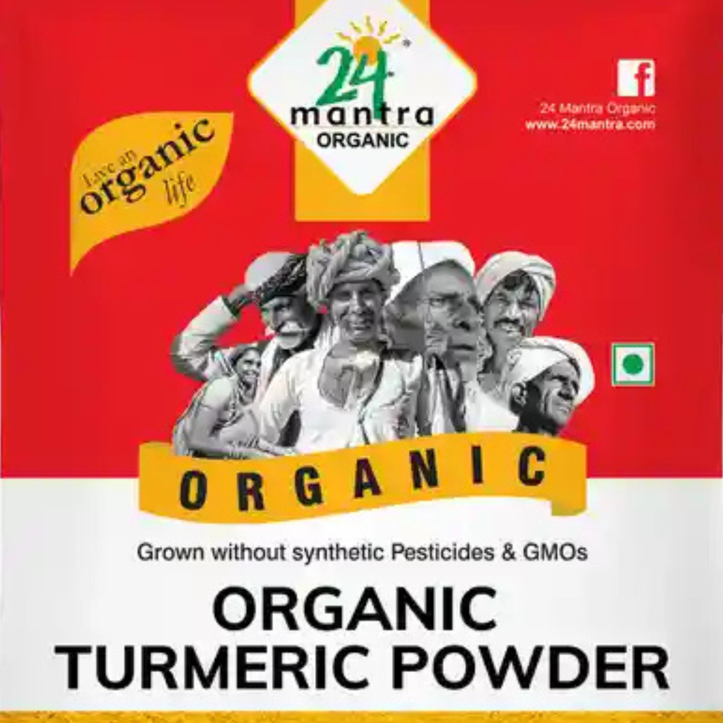 24 Mantra Organic Turmeric Powder 7 Oz.