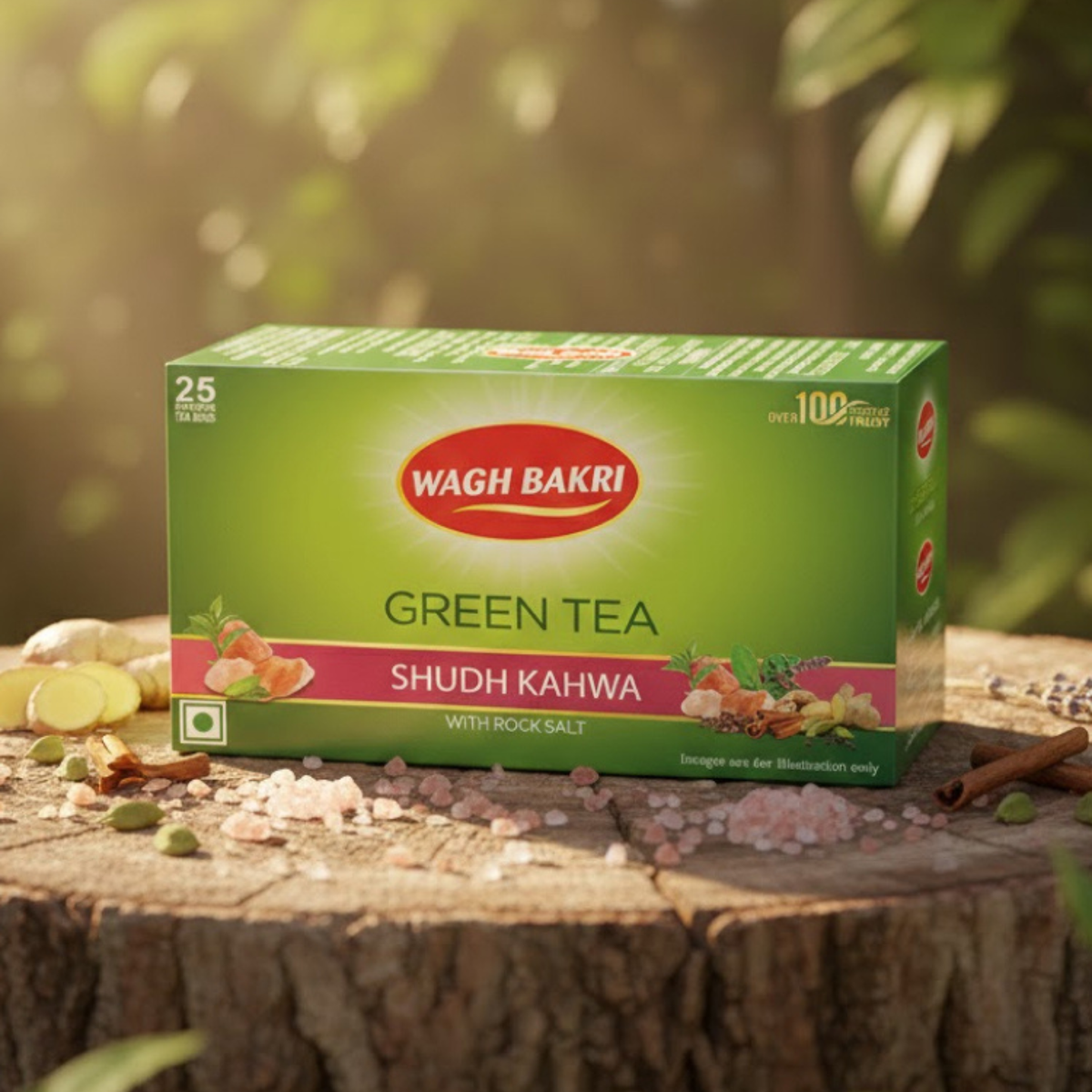 Wagh Bakri Kahawa Green Tea 25 Bags