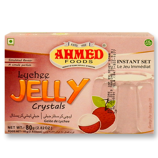 Ahmed Lychee Jelly Crystals 80 Gm.