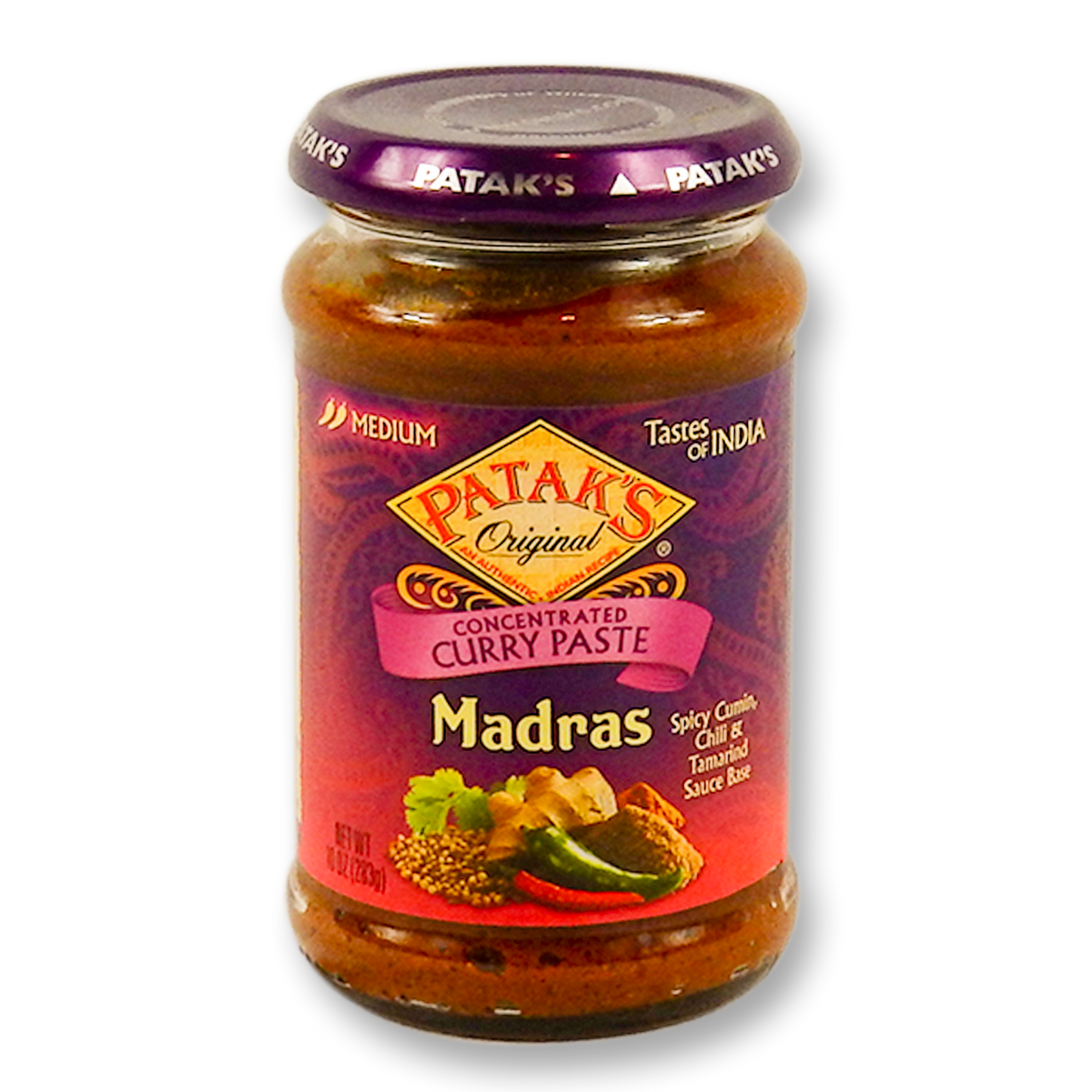 Patak's Madras Curry Paste 10 Oz.