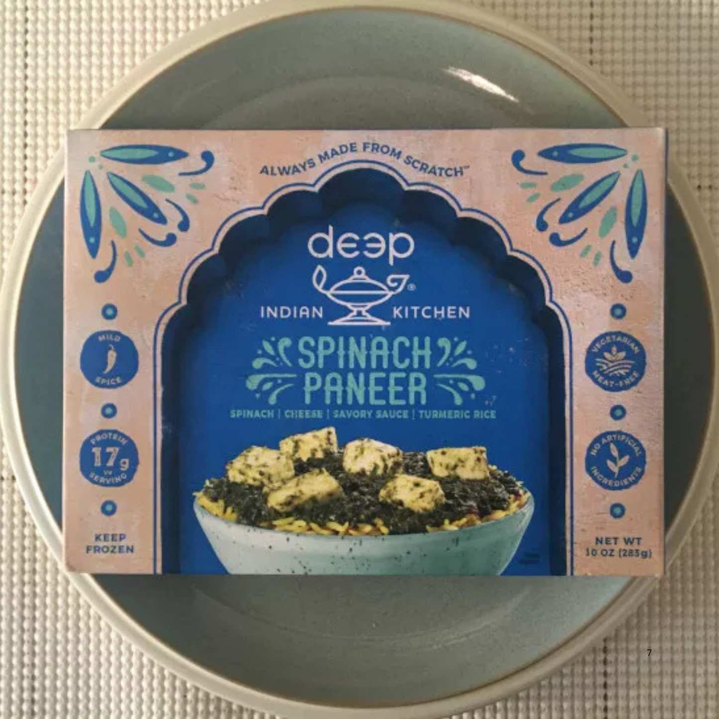 Deep Frozen Palak Paneer 10 Oz.