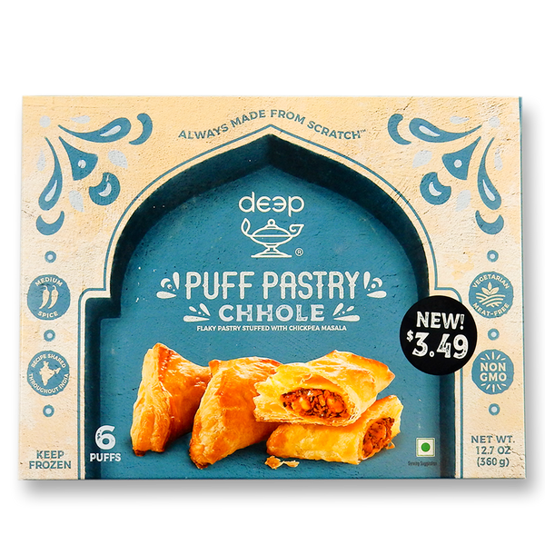 Deep Chhole Puff Pastry - 6 Pc.