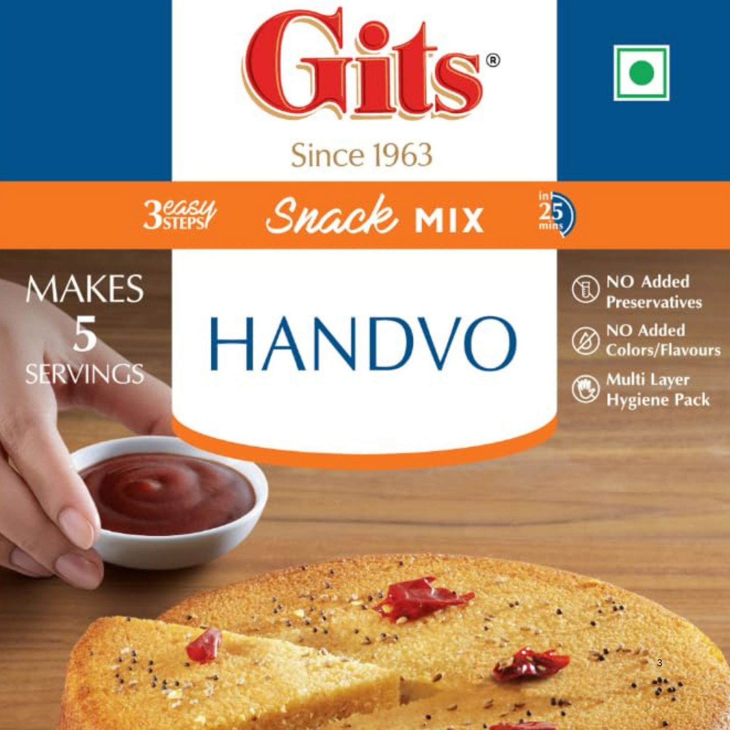 Gits Handvo 17.5 Oz.