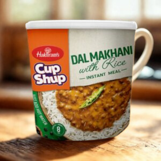Haldiram Cup Dal Makhani with Rice 90 Gm.
