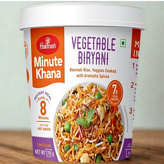 Haldiram Cup Veg Biryani 90 Gm.