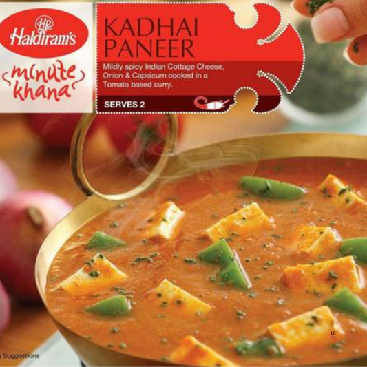 Haldiram's Frozen Kadai Paneer 283 Gm.