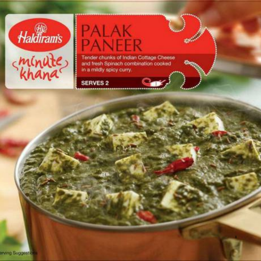 Haldiram's Frozen Palak Paneer 283 Gm.