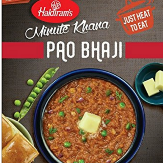 Haldiram's Frozen Pao Bhaji 283 Gm.
