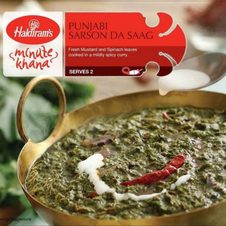 Haldiram's Frozen Punjabi Sarson Da Saag 283 Gm.