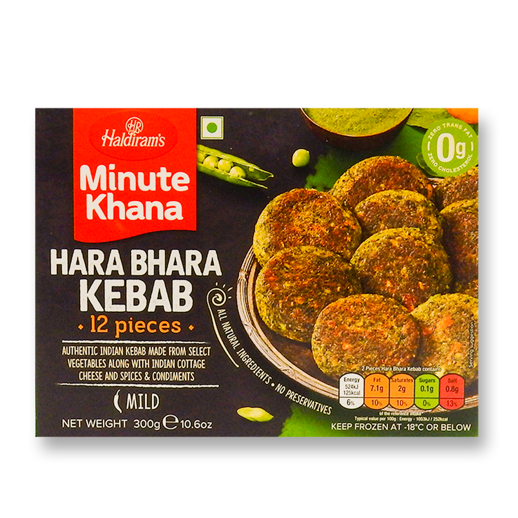 Haldiram Hara Bhara Kabab (Frozen) -  300 Gm.