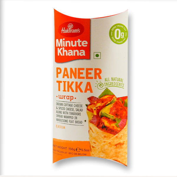 Haldiram Paneer Tikka Wrap 156 Gm.