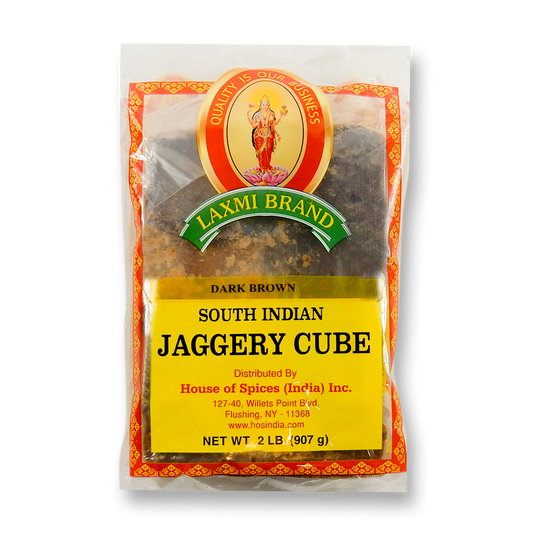 Laxmi Jaggery Cubes (South Indian - Dark Brown) 2 Lb.