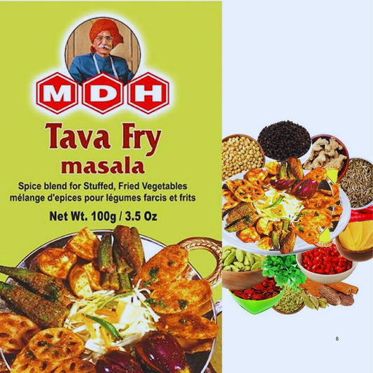 MDH Tava Fry Masala 3.5 Oz.