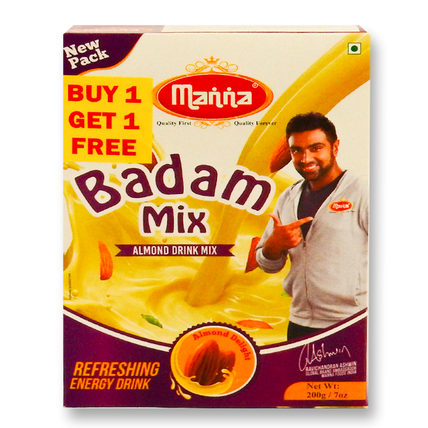 MTR Badam Drink Mix 180 ml.