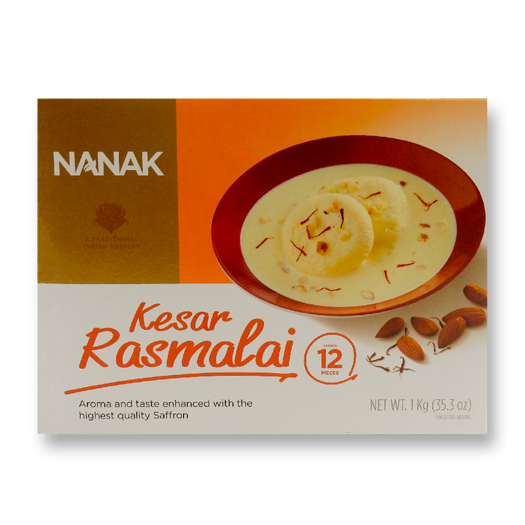 Nanak Kesar Rasmalai (12 Pc.) 1 Kg.