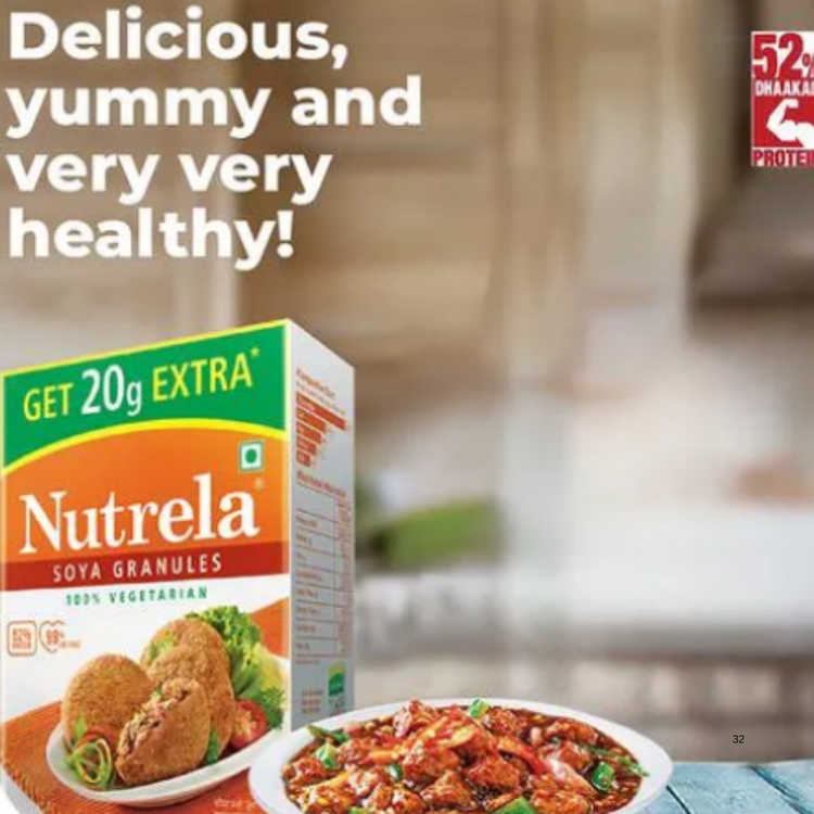 Nutrela Soya Granules 220 Gm.