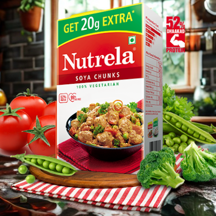 Nutrella Soya Chunks 220 Gm.