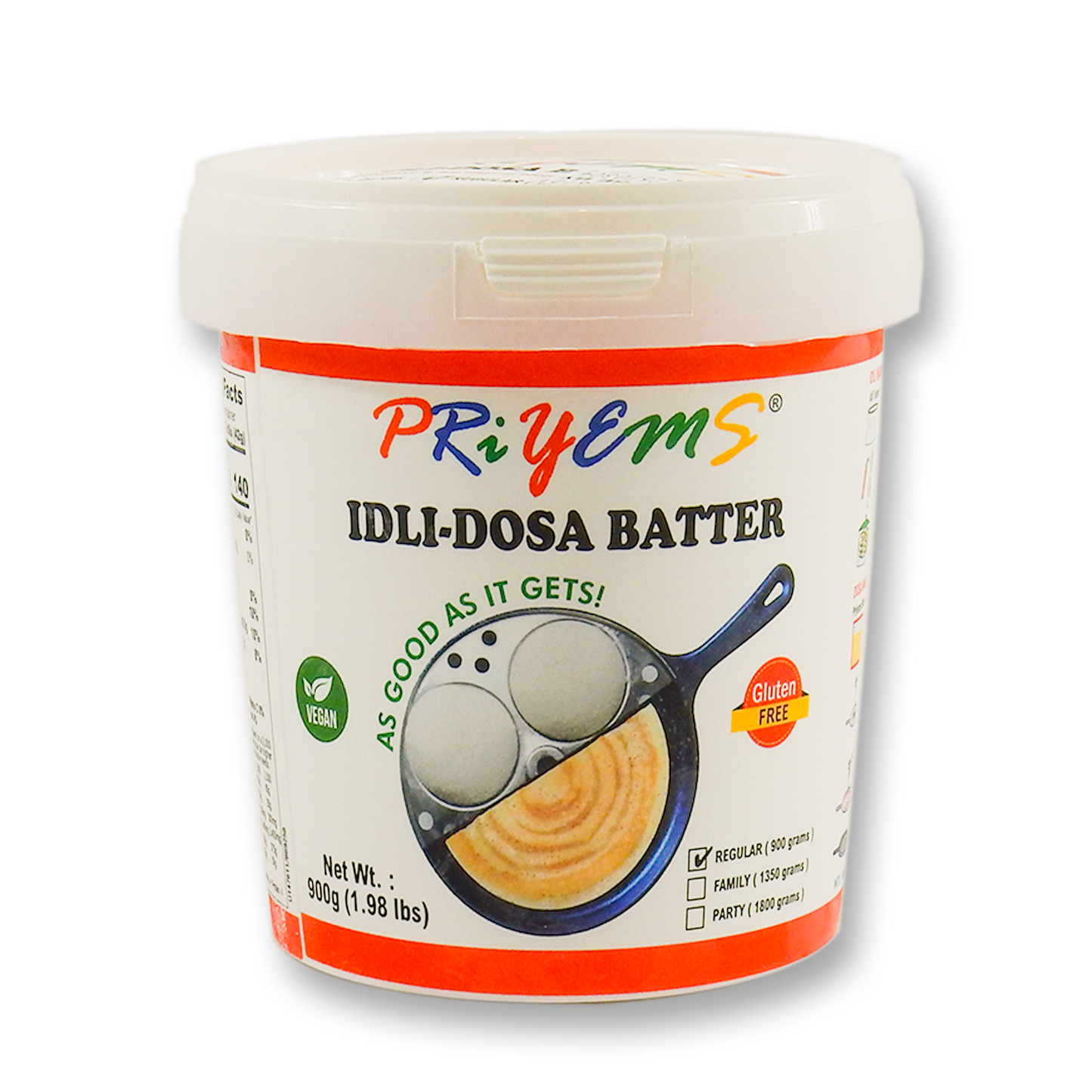 Priyem's Idli-Dosa Batter 900 Gm.