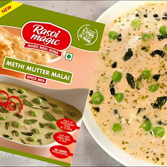Rasoi Magic Jain Methi Mutter Malai Masala 1.06 Oz.