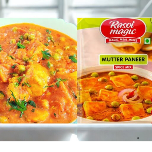 Rasoi Magic Jain Mutter Paneer Masala 1.06 Oz.