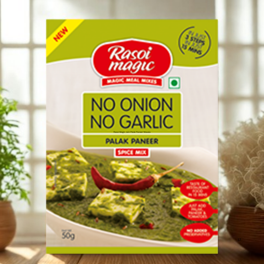 Rasoi Magic Jain Palak Paneer Masala 1.06 Oz.