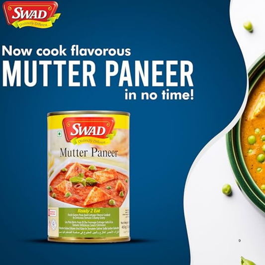 Swad Mutter Paneer 10.58 Oz.
