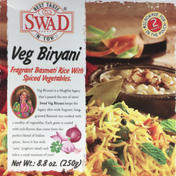 Swad RTE Veg Biryani 300 Gm.