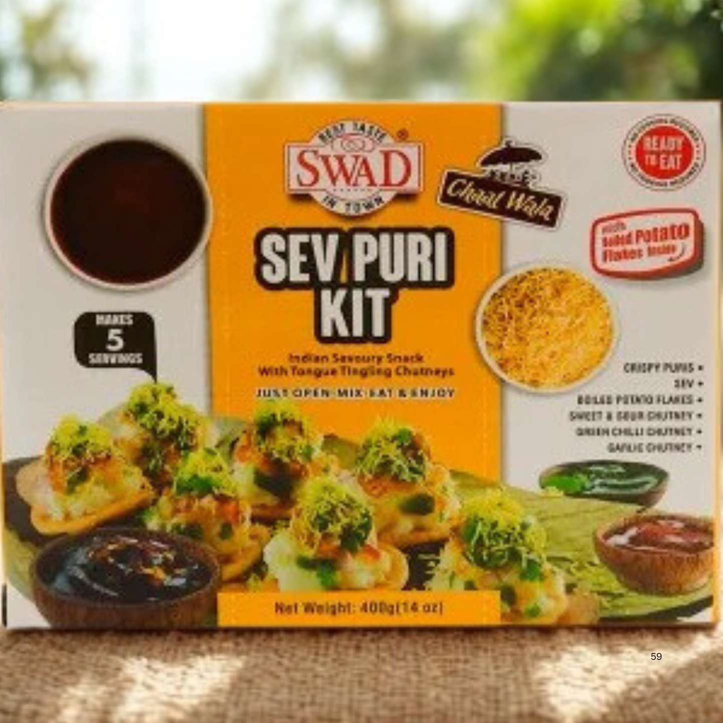 Swad Sev Puri Kit 400 Gm.