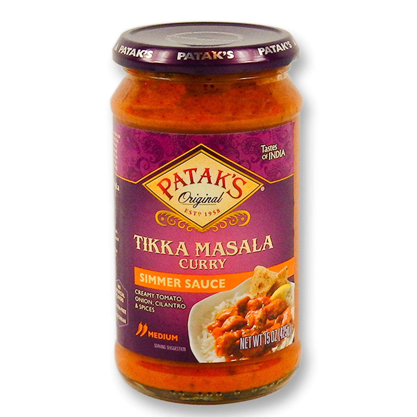 Patak's Tikka Masala Curry 10 Oz.