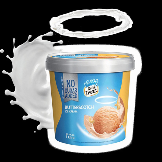 Vadilal Butter Scotch Ice Cream (Sugar Free) - 1 Liter
