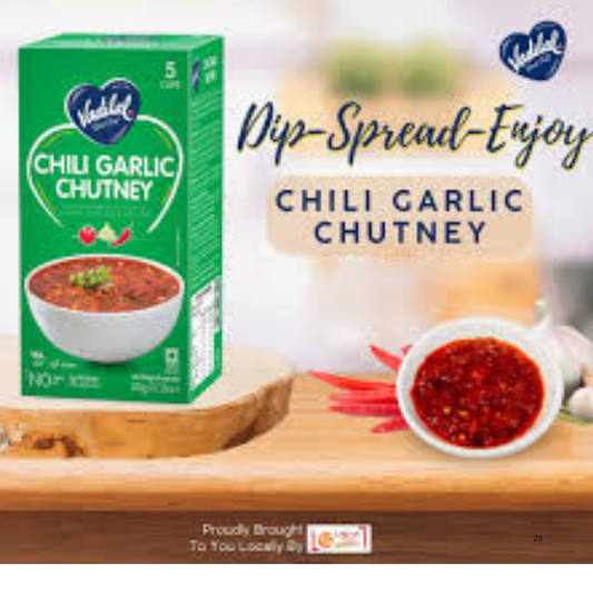 Vadilal Chili Garlic Chutney (Frozen)