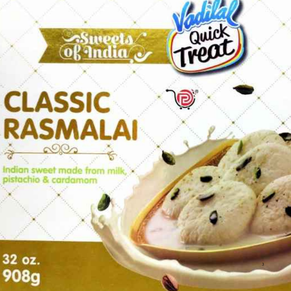 Vadilal Classic Rasmalai 908 Gm.