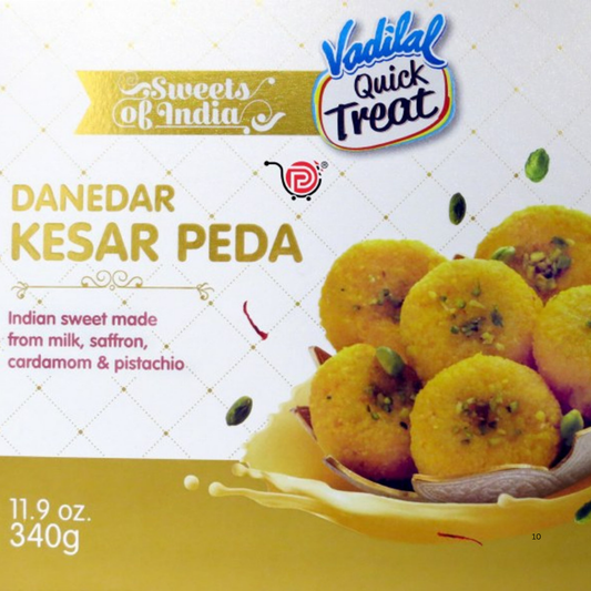 Vadilal Danedar Kesar Peda 340 Gm.
