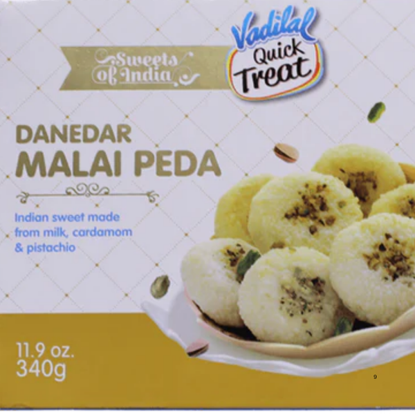 Vadilal Danedar Malai Peda 340 Gm.