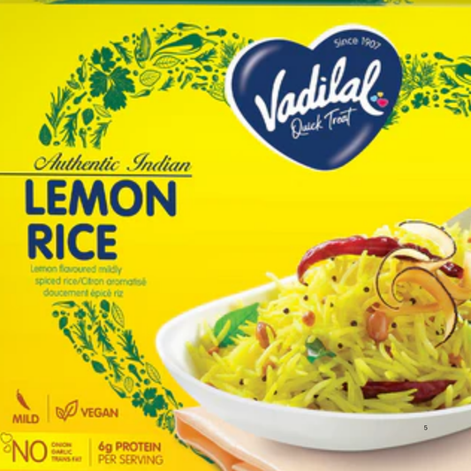 Vadilal Lemon Rice 10 Oz.