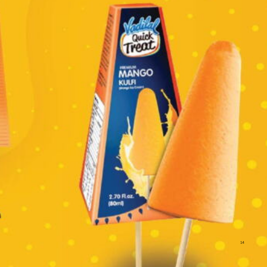 Vadilal Mango Kulfi (Conical)