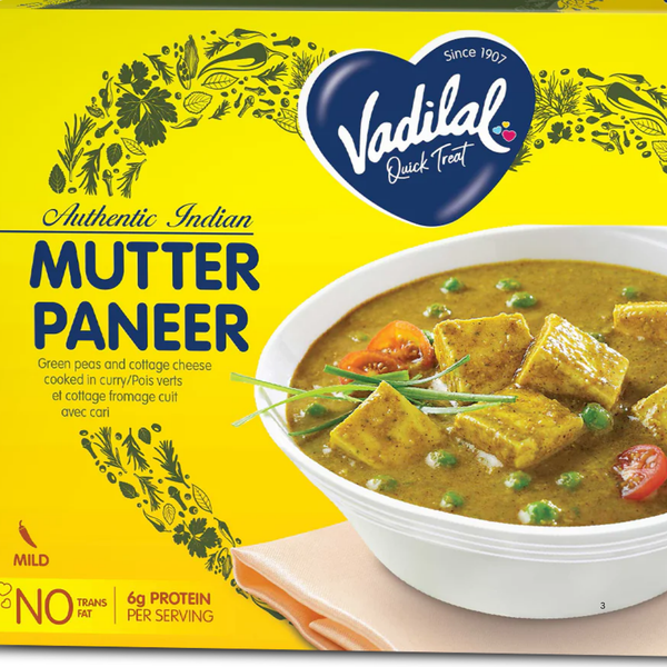 Vadilal Mutter Paneer 10 Oz.