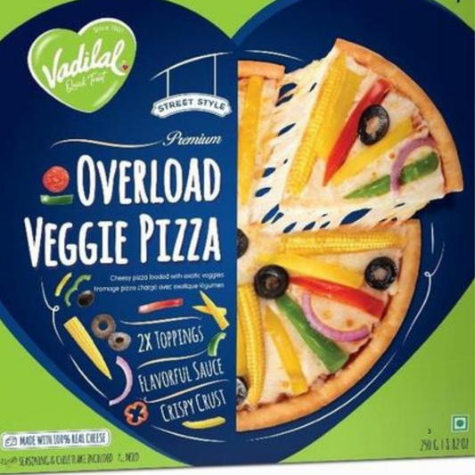Vadilal Overload Vegiie Pizza