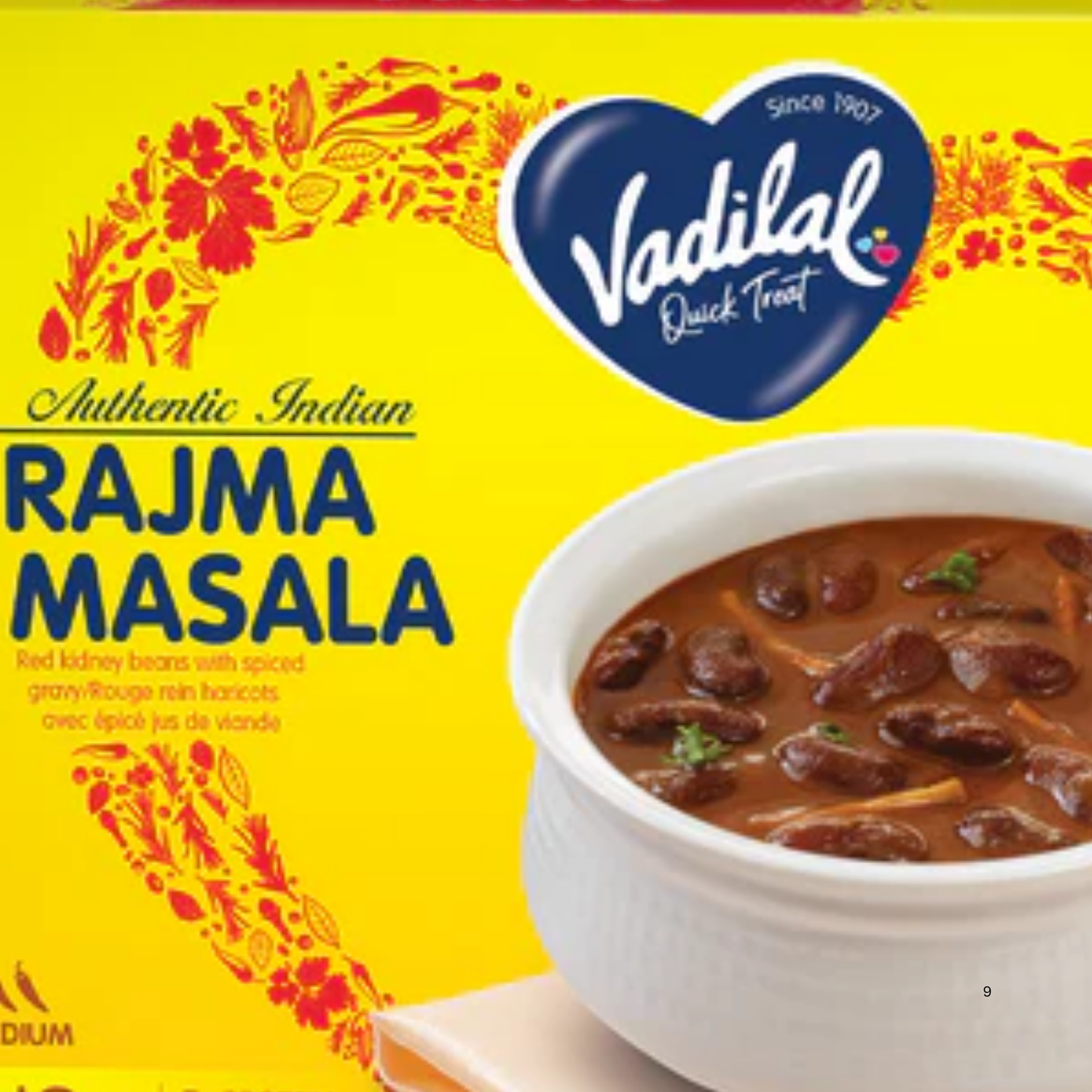 Vadilal Rajma Masala 10 Oz.