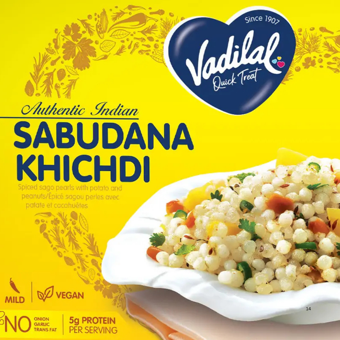 Vadilal Sabudana Khichdi 10 Oz.
