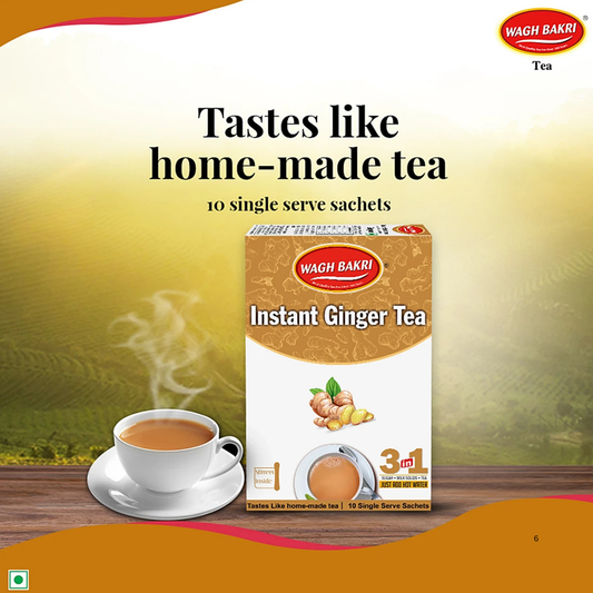 Wagh Bakri Tea Ginger 25 Tea Bags