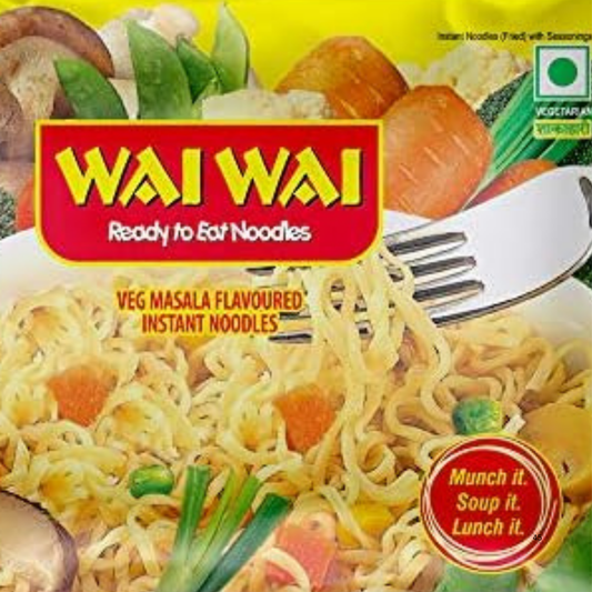 Wai Wai Masala Flavor Noodles 350 Gm.