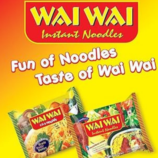 Wai Wai Vegetable Flavor Noodles 350 Gm.