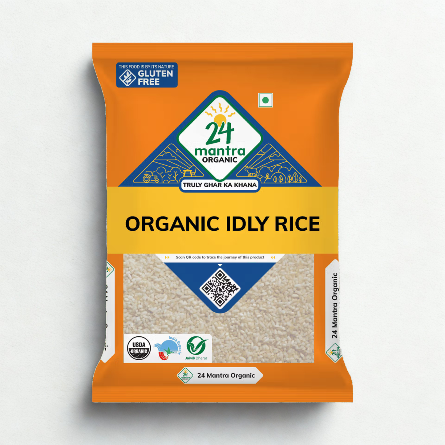 24 Mantra Organic Idli Rice 10 Lb.