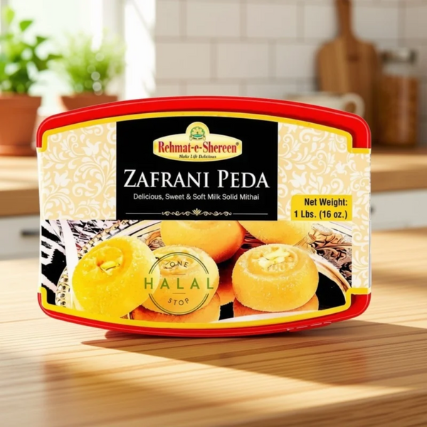 Rehmat-e-Shereen Zafrani Peda 454 Gm.