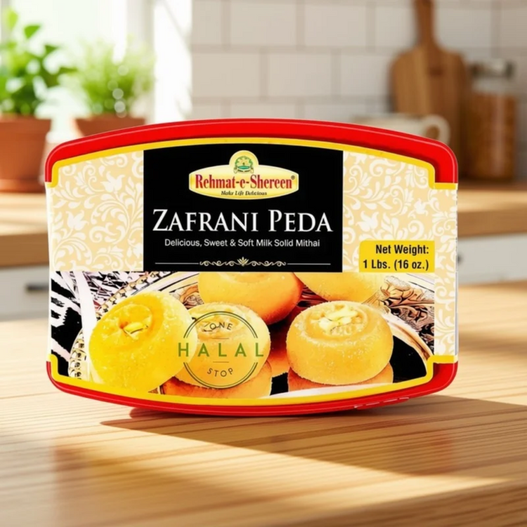 Rehmat-e-Shereen Zafrani Peda 454 Gm.