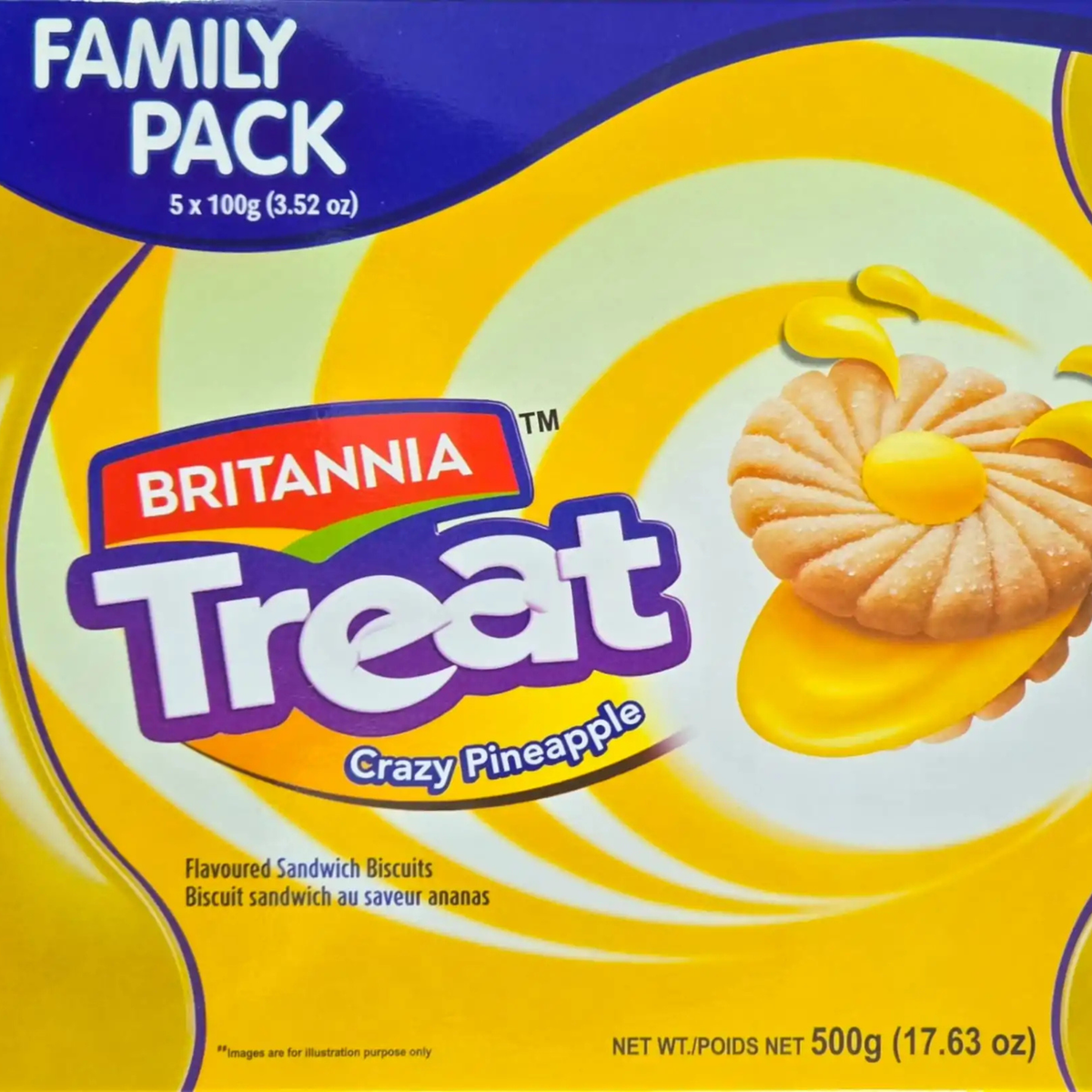 Britannia Treat Pineapple (Family Pack)