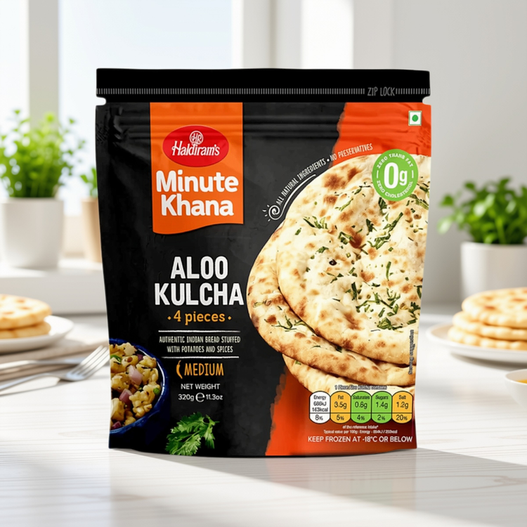 Haldiram Aloo Kulcha (Frozen) 4 Pc.