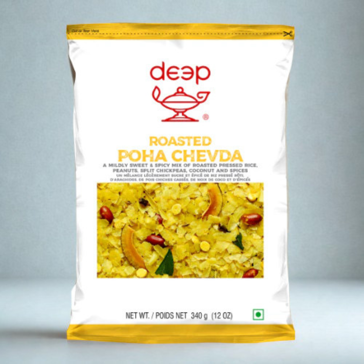 Deep Roasted Poha Chevda 12 Oz.